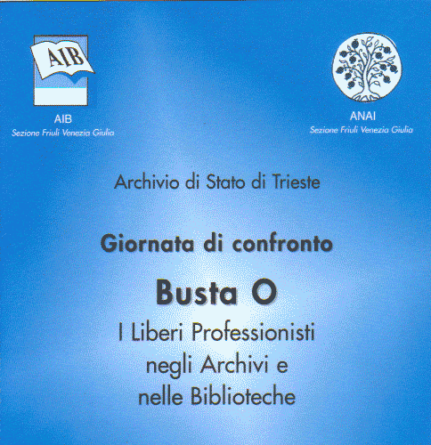 Busta 0 - I liberi professionisti negli Archivi e nelle Biblioteche - 2000